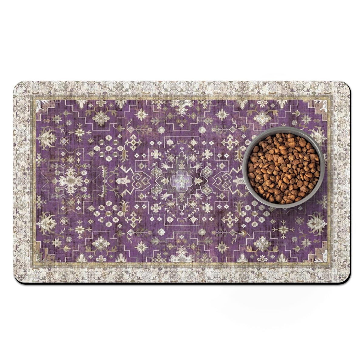 Pet Food Mats for Floor, Absorbent Dog Mat for Food and Water Dispenser Mat, Dog Food Mat Quick Dry Cat Food Mat Pet Supplies