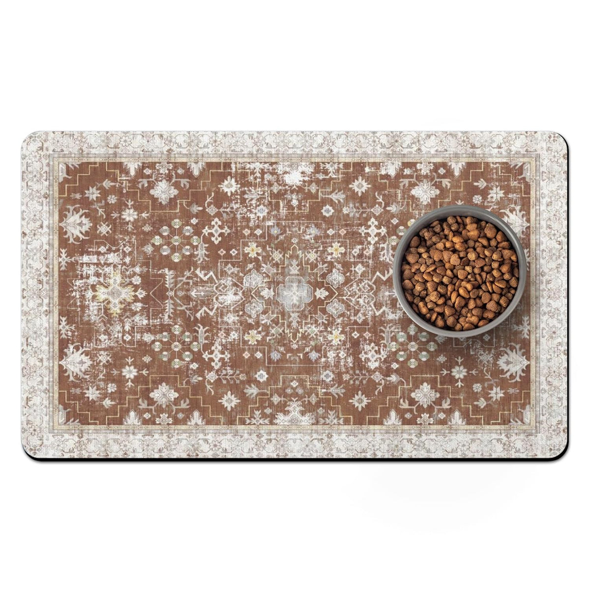 Pet Food Mats for Floor, Absorbent Dog Mat for Food and Water Dispenser Mat, Dog Food Mat Quick Dry Cat Food Mat Pet Supplies